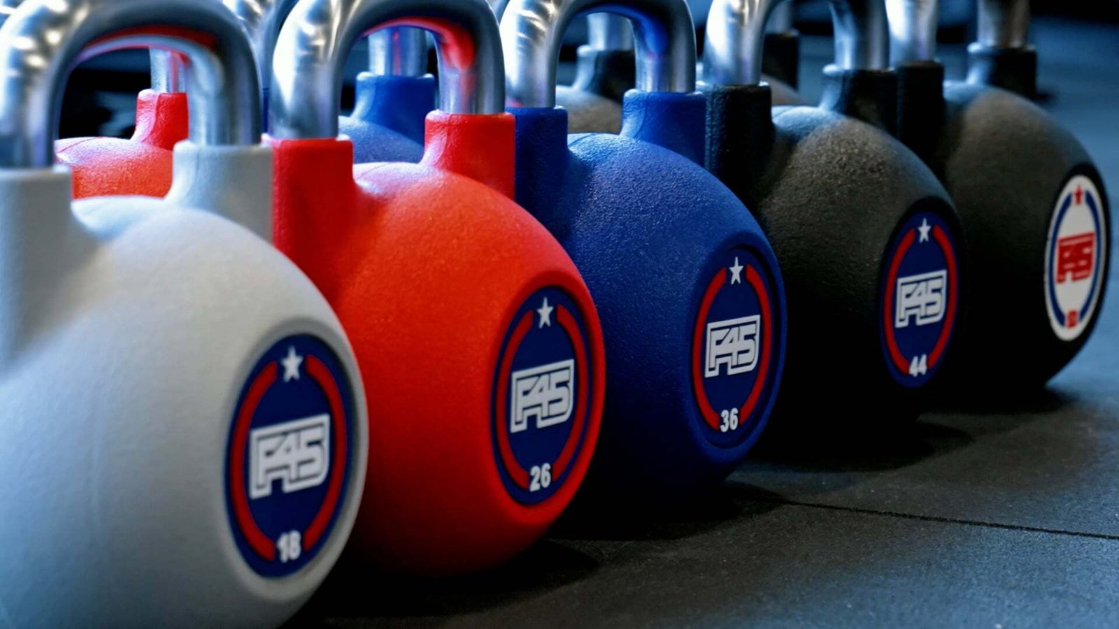 F45 Training hiit / functional training interior and training space in Causeway Bay
