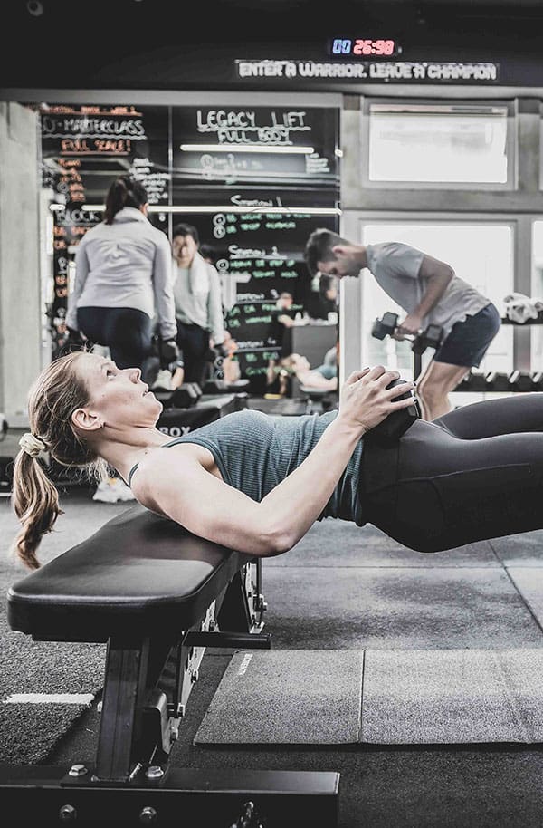 Tribal Fitness group fitness interior and training space in Central
