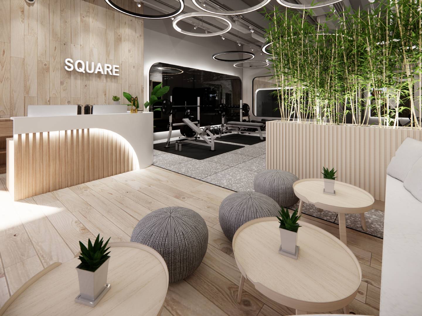 Square Fitness training space and facilities