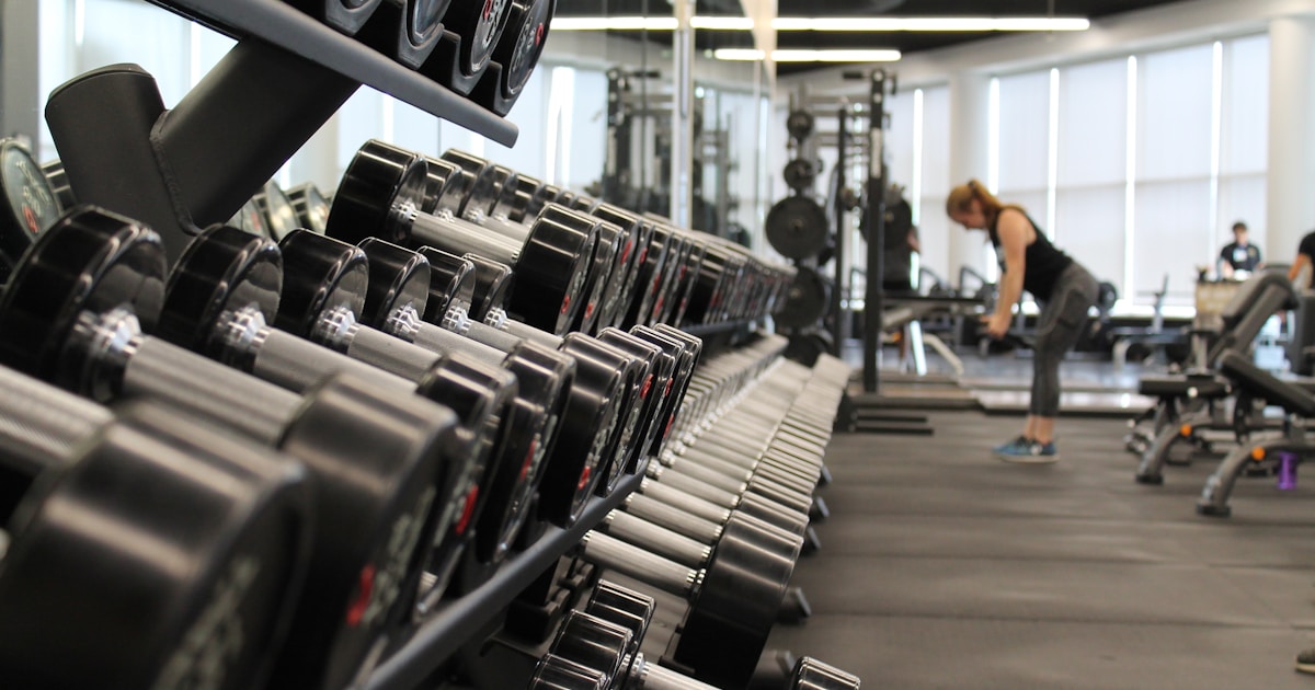 Modern gym training floor in Hong Kong